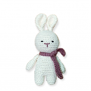 Doudou-hochet lapin