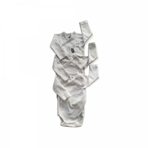 Body croisé "chat" manches longues