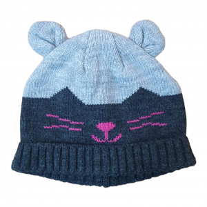 Bonnet bébé "chaton"